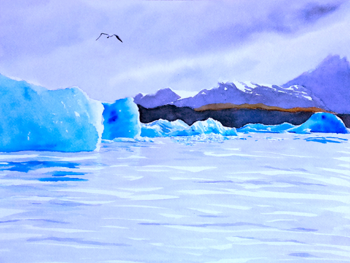 Les icebergs de Perito Moreno